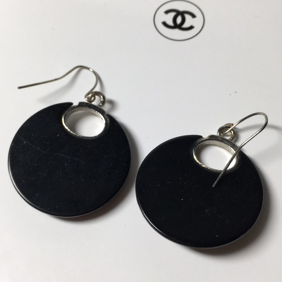 🖤abalone💕 epoxy finish earrings - Picture 5 of 5